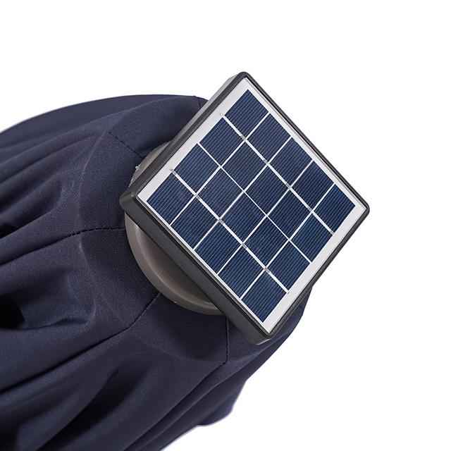  Furniture of America Nuti LA-A031BL+BASE 10 Ft Round Umbrella w/ LED Light + 37" Large Base IMAGE 7