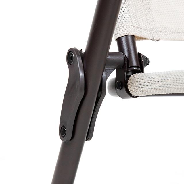  Furniture of America Fallone LA-D004BR-6PK 7 pc Outdoor Dining Set IMAGE 1