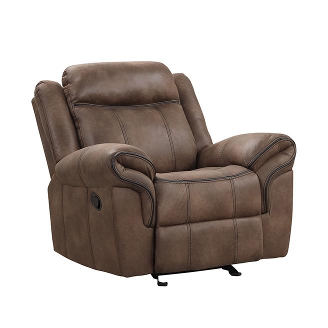  Furniture of America Agata NX6001BR-CH Glider Recliner IMAGE 3
