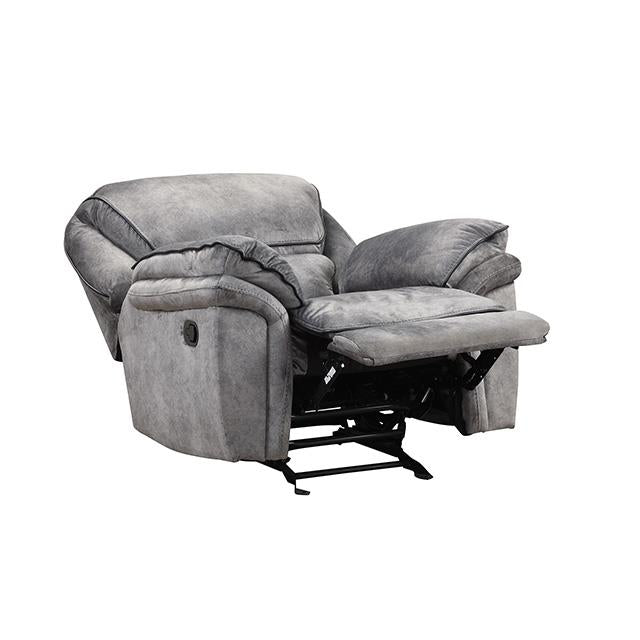 Furniture of America Themis NX6002GY-CH Manual Recliner IMAGE 2