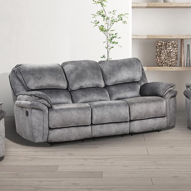  Furniture of America Themis NX6002GY-SF Manual Sofa IMAGE 1