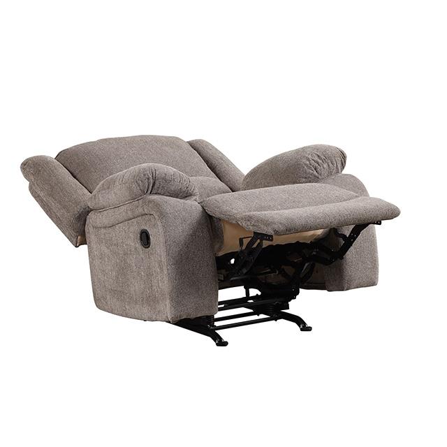 Furniture of America Cosimo NX6003GY-CH Manual Recliner IMAGE 1
