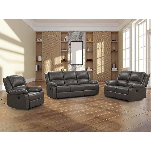  Furniture of America Letha NX6008GY-SF Manual Sofa IMAGE 1