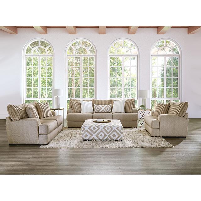  Furniture of America Loughlin SM5193-OT Ottoman IMAGE 1