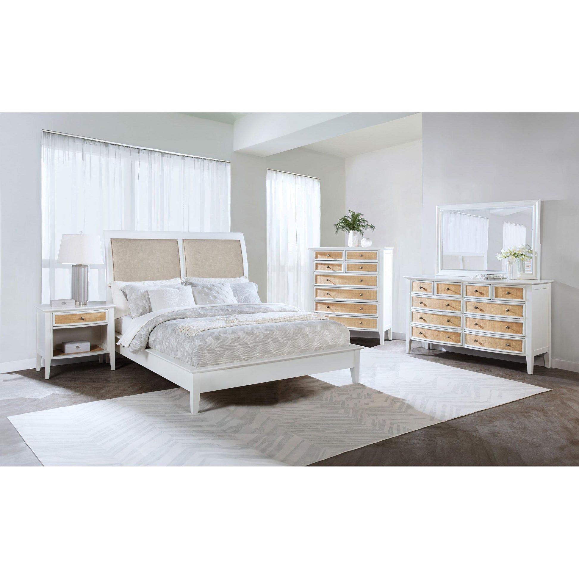  Coaster Furniture Bexhill 223473M 10-Drawer Dresser and Mirror - White IMAGE 11