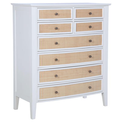 Coaster Furniture Bexhill 223475 8-Drawer Chest of Drawers - White IMAGE 1