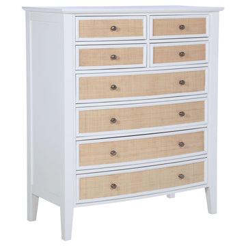  Coaster Furniture Bexhill 223475 8-Drawer Chest of Drawers - White IMAGE 1