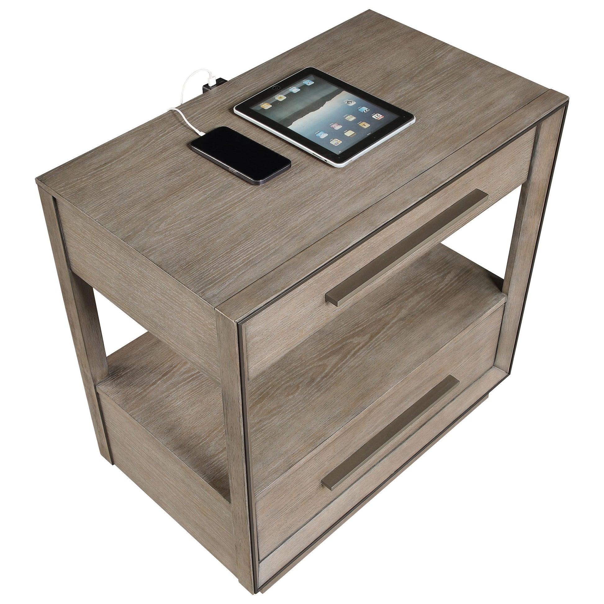  Coaster Furniture Durango 223272 2-Drawer Nightstand Bedside Table - Taupe Oak IMAGE 10