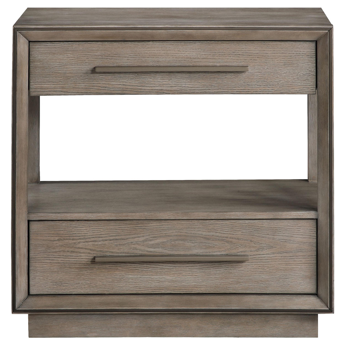 Coaster Furniture Durango 223272 2-Drawer Nightstand Bedside Table - Taupe Oak IMAGE 1