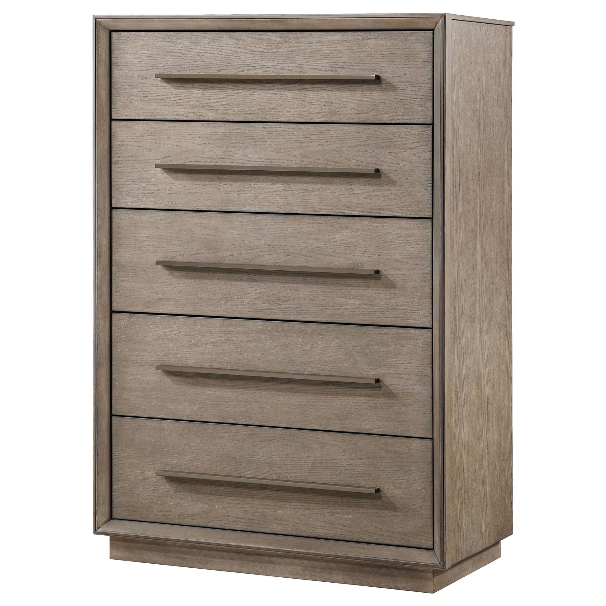  Coaster Furniture Durango 223275 5-Drawer Bedroom Chest - Taupe Oak IMAGE 3