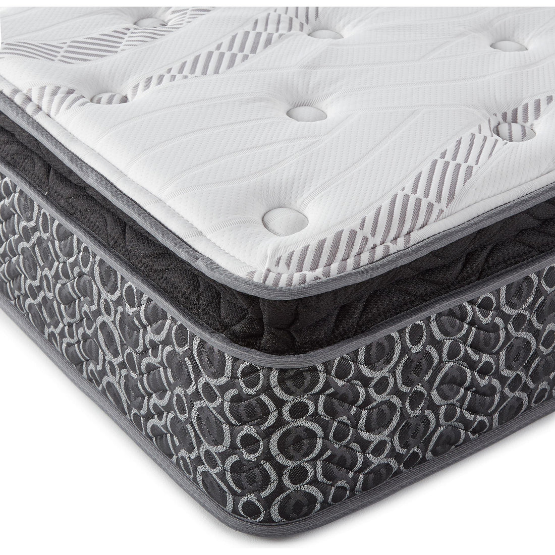  Size_Full  -- Coaster Furniture Hayes 11" Pillow Top Foam Hybrid Mattress IMAGE 1