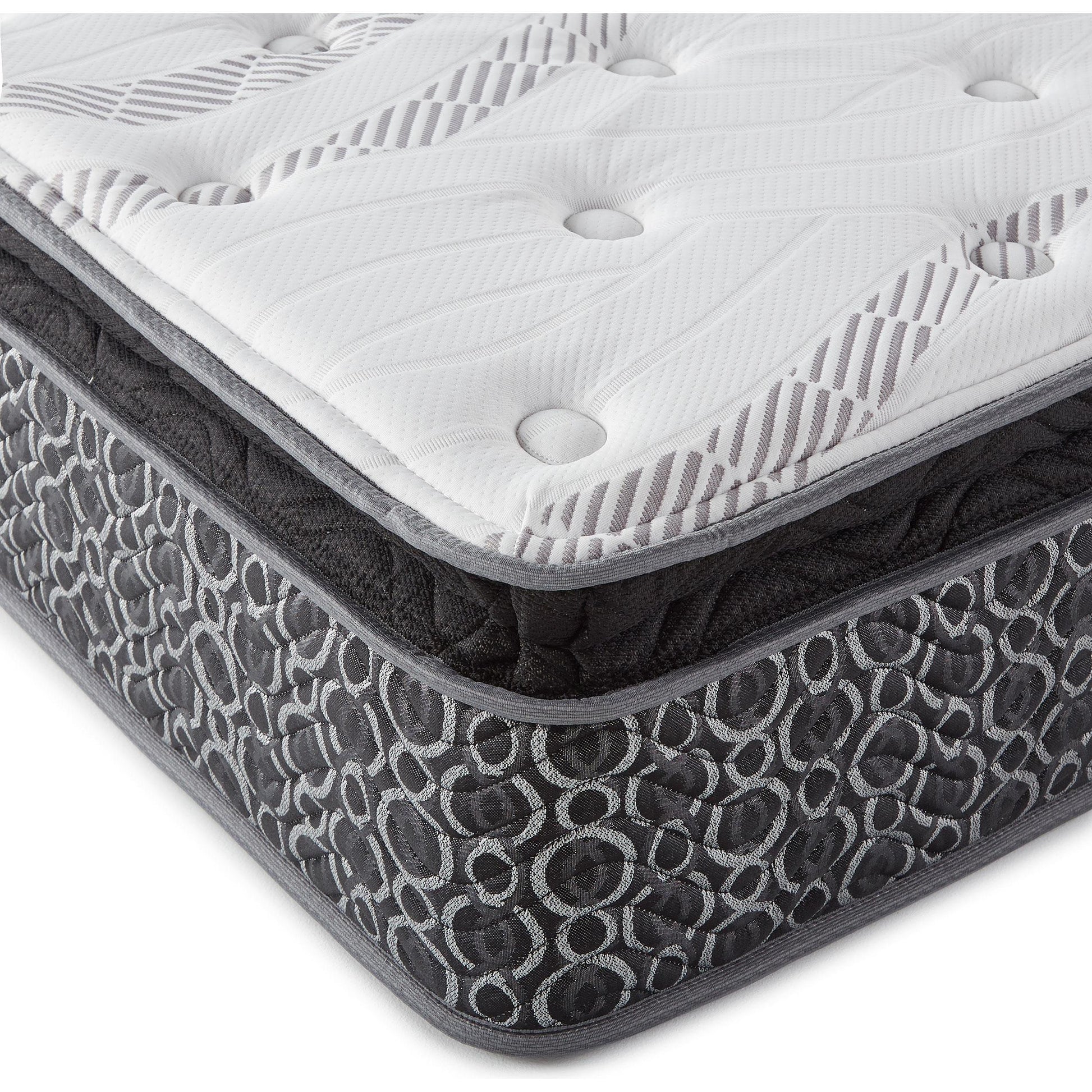  Size_Twin XL  -- Hayes 350362TL 11" Twin XL Pillow Top Memory Foam Hybrid Mattress IMAGE 2