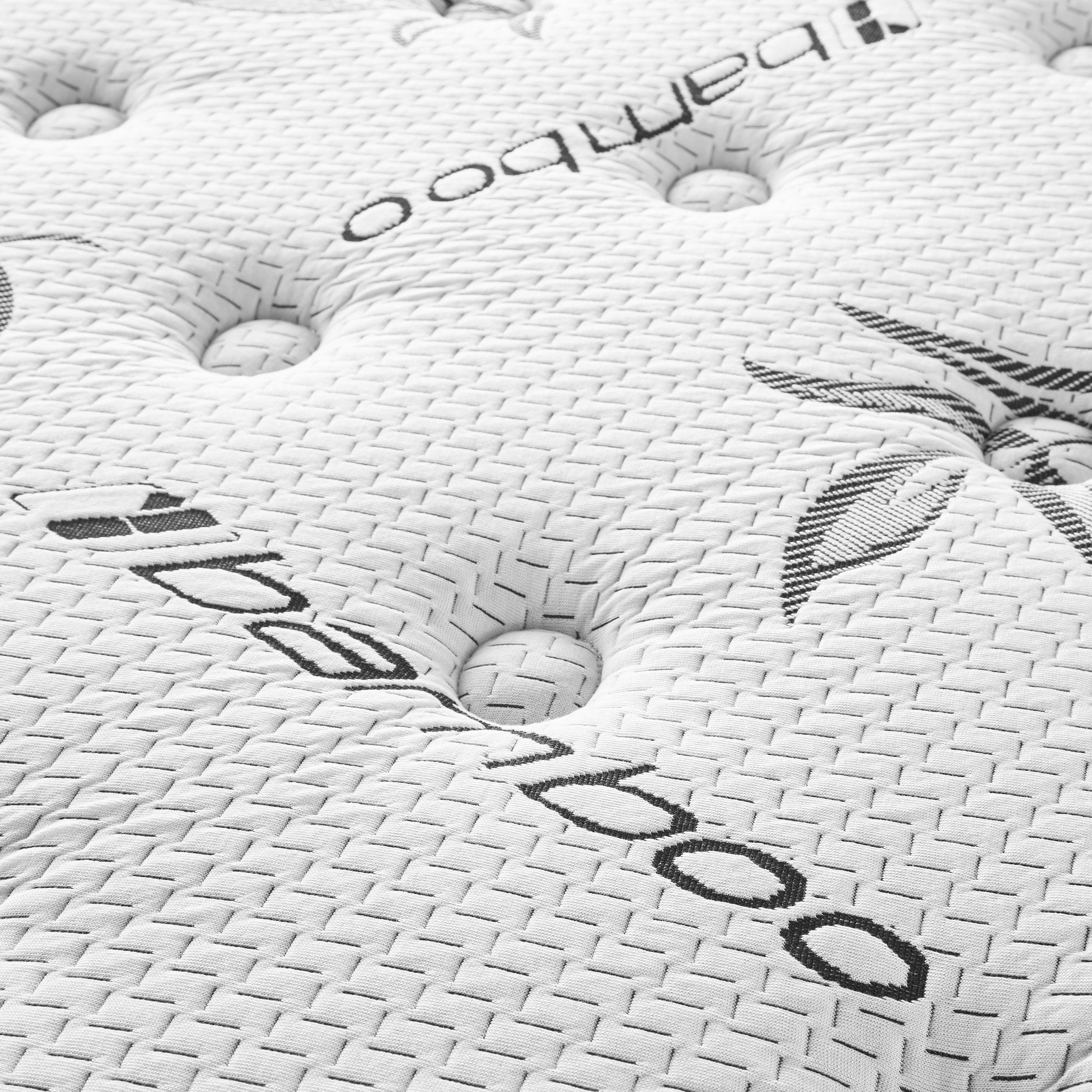  Size_Queen  -- Sommet 350363Q 13" Queen Bamboo Euro Top Memory Foam Hybrid Mattress IMAGE 3