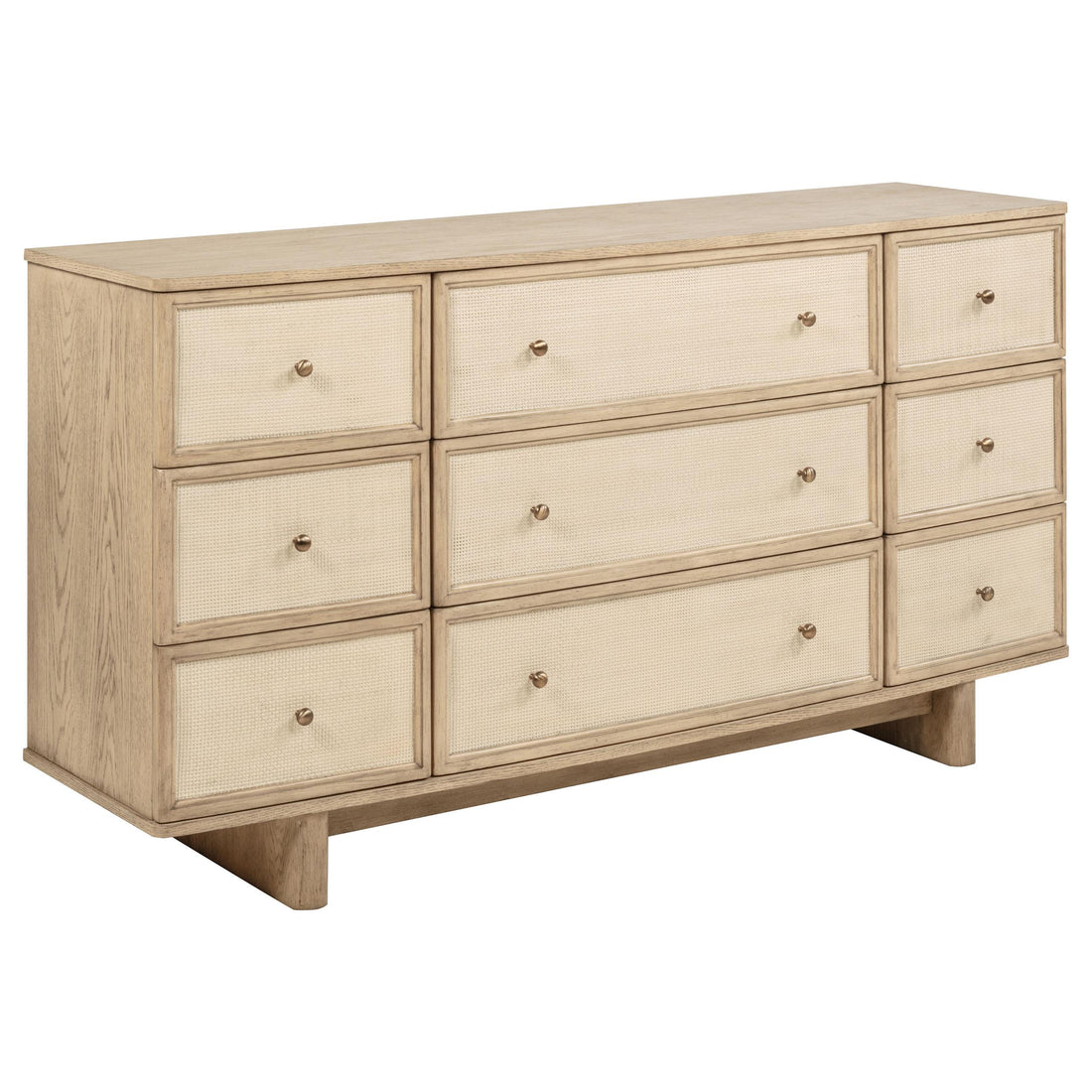  Coaster Furniture Kailani 225043 9-Drawer Dresser Cabinet - Beige Oak IMAGE 1