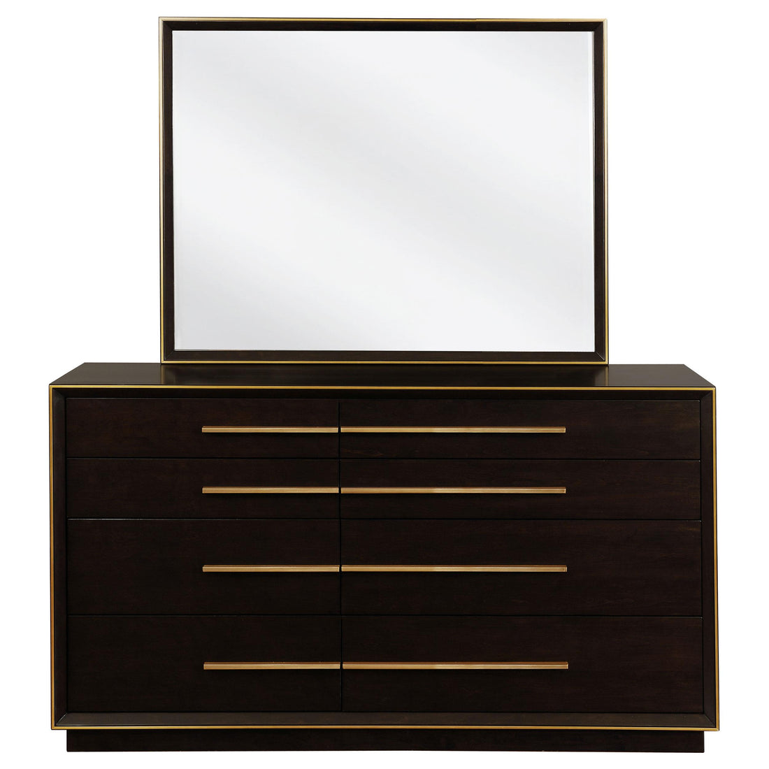 Coaster Furniture Durango 223263M 8-Drawer Dresser with Mirror - Smoked Peppercorn IMAGE 1