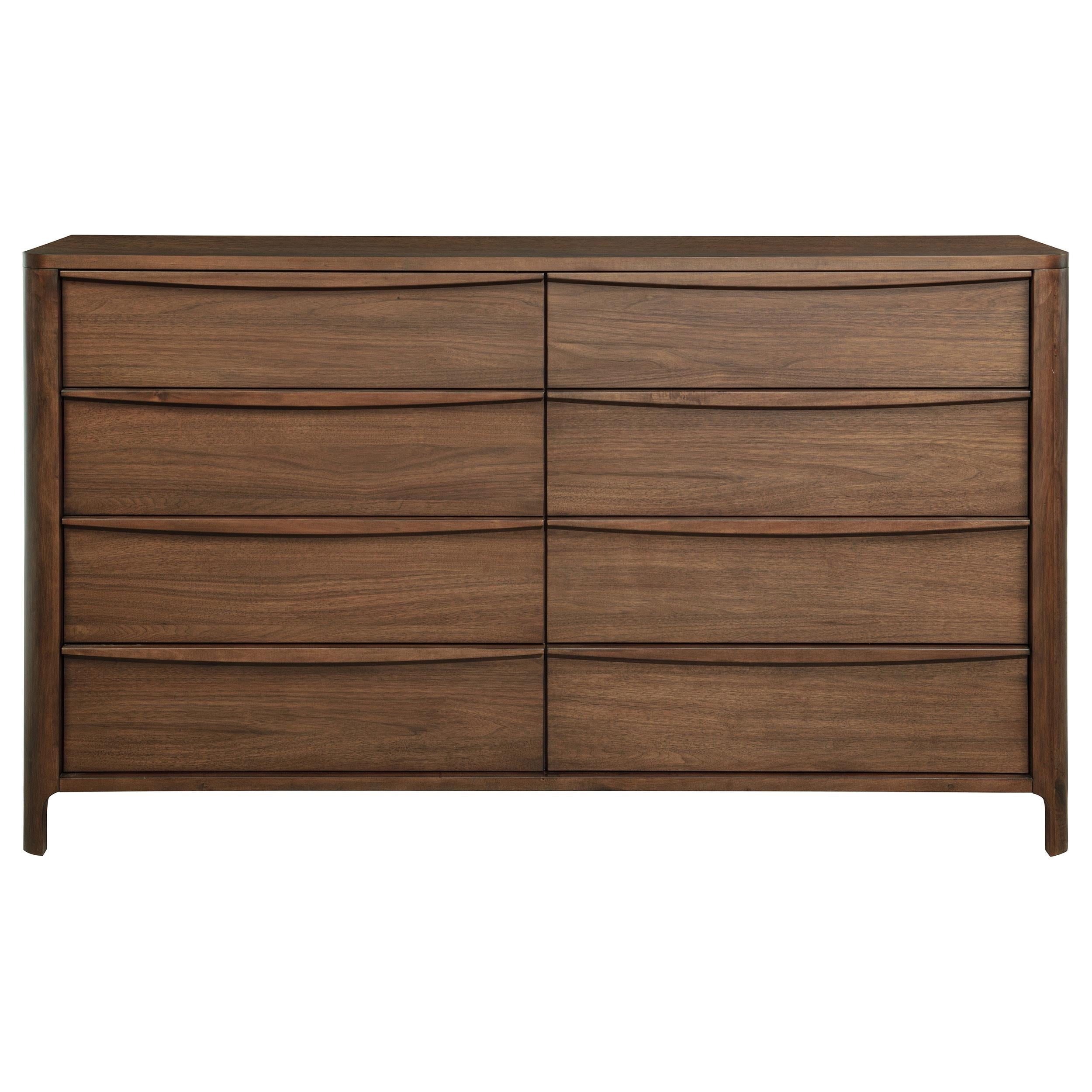  Coaster Furniture Maderia 223323 8-Drawer Dresser Cabinet - Walnut IMAGE 2