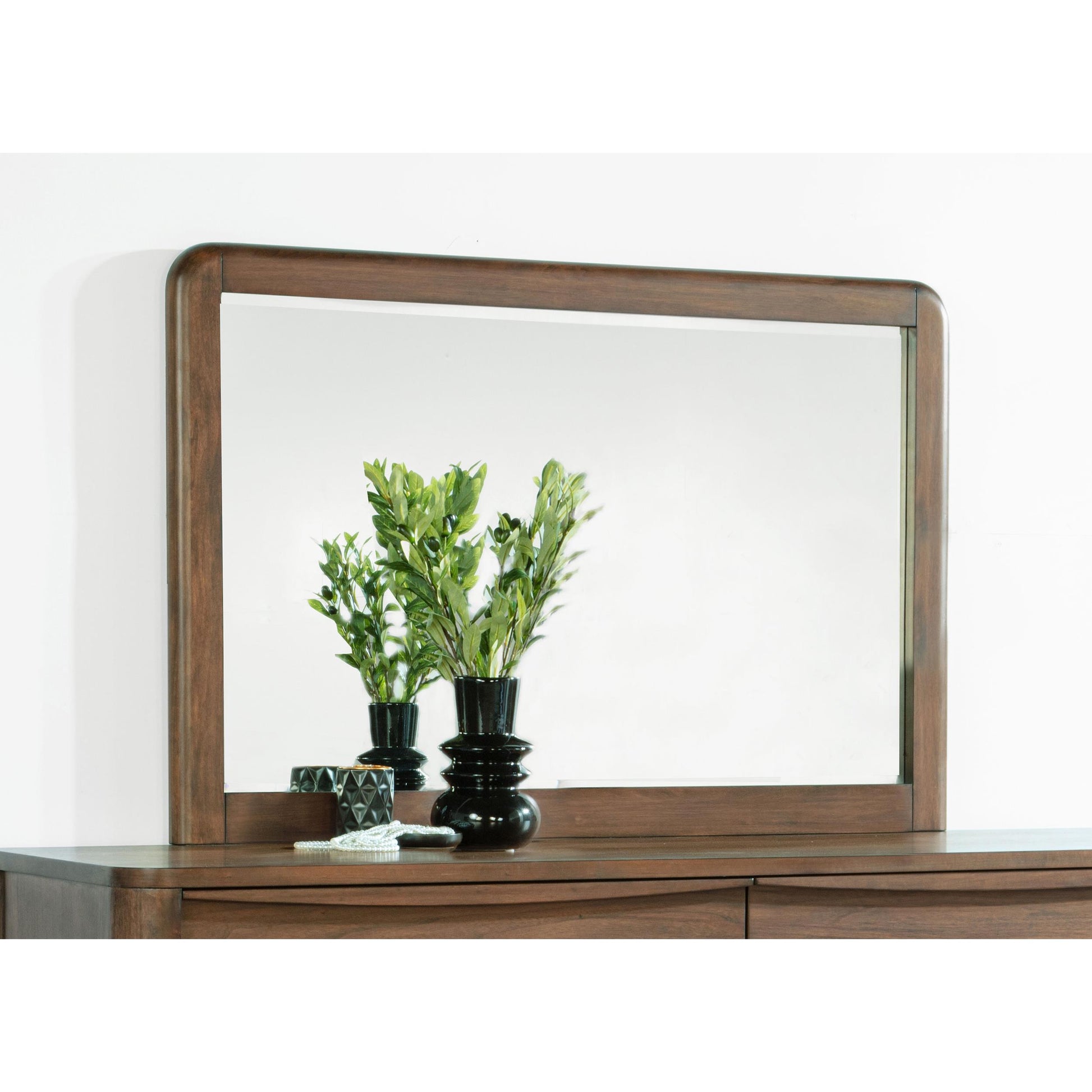  Coaster Furniture Maderia 223324 Dresser Mirror - Walnut IMAGE 3