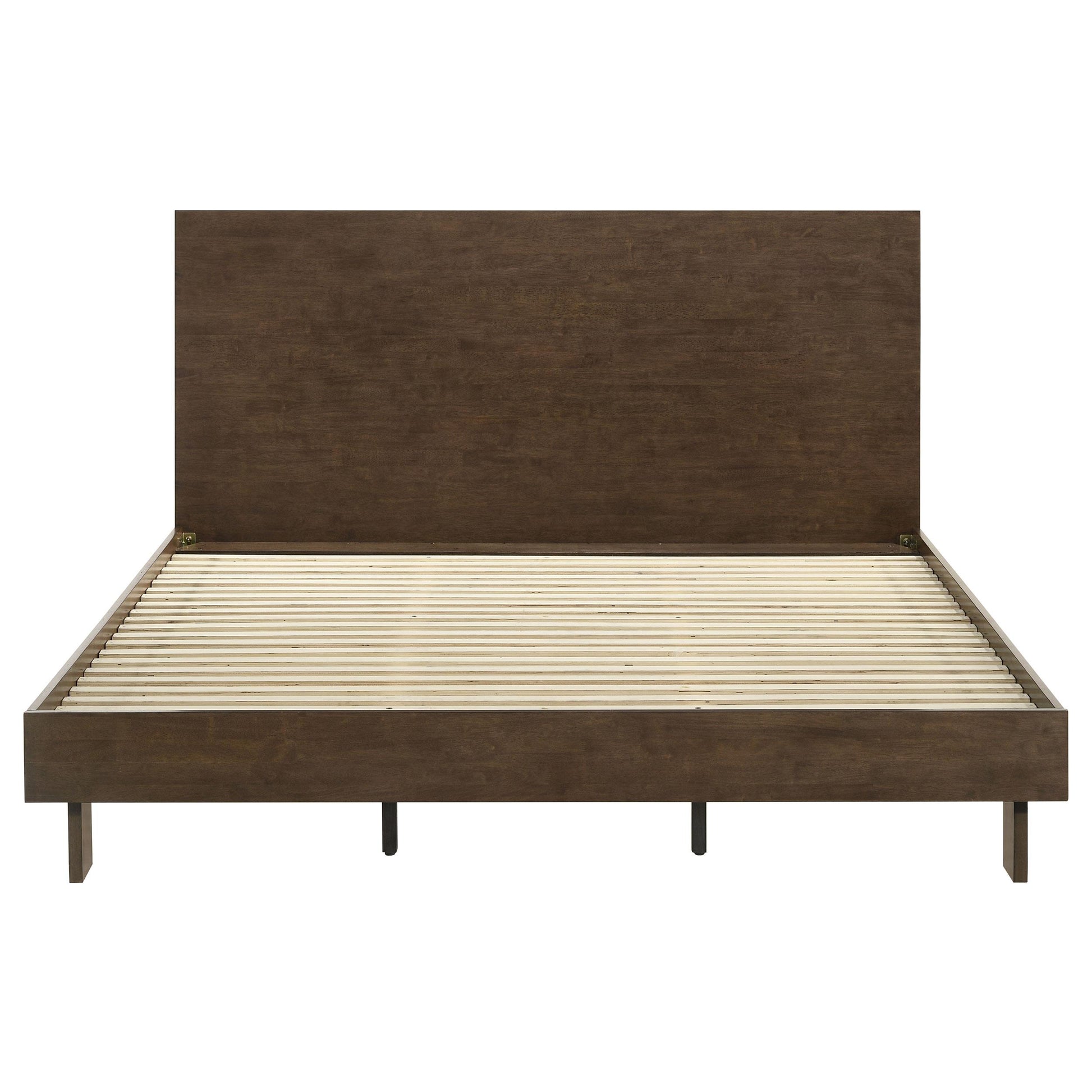  Size_King -- Glenwood 225011KE 48-inch Eastern King Platform Panel Bed - Warm Brown IMAGE 3
