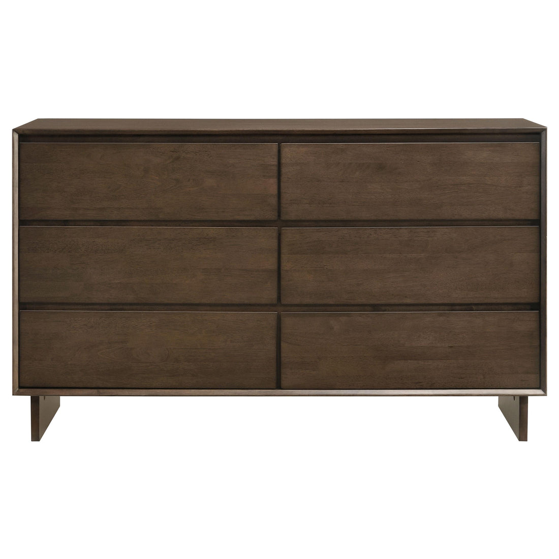  Coaster Furniture Glenwood 225013 6-Drawer Dresser Cabinet - Warm Brown IMAGE 1