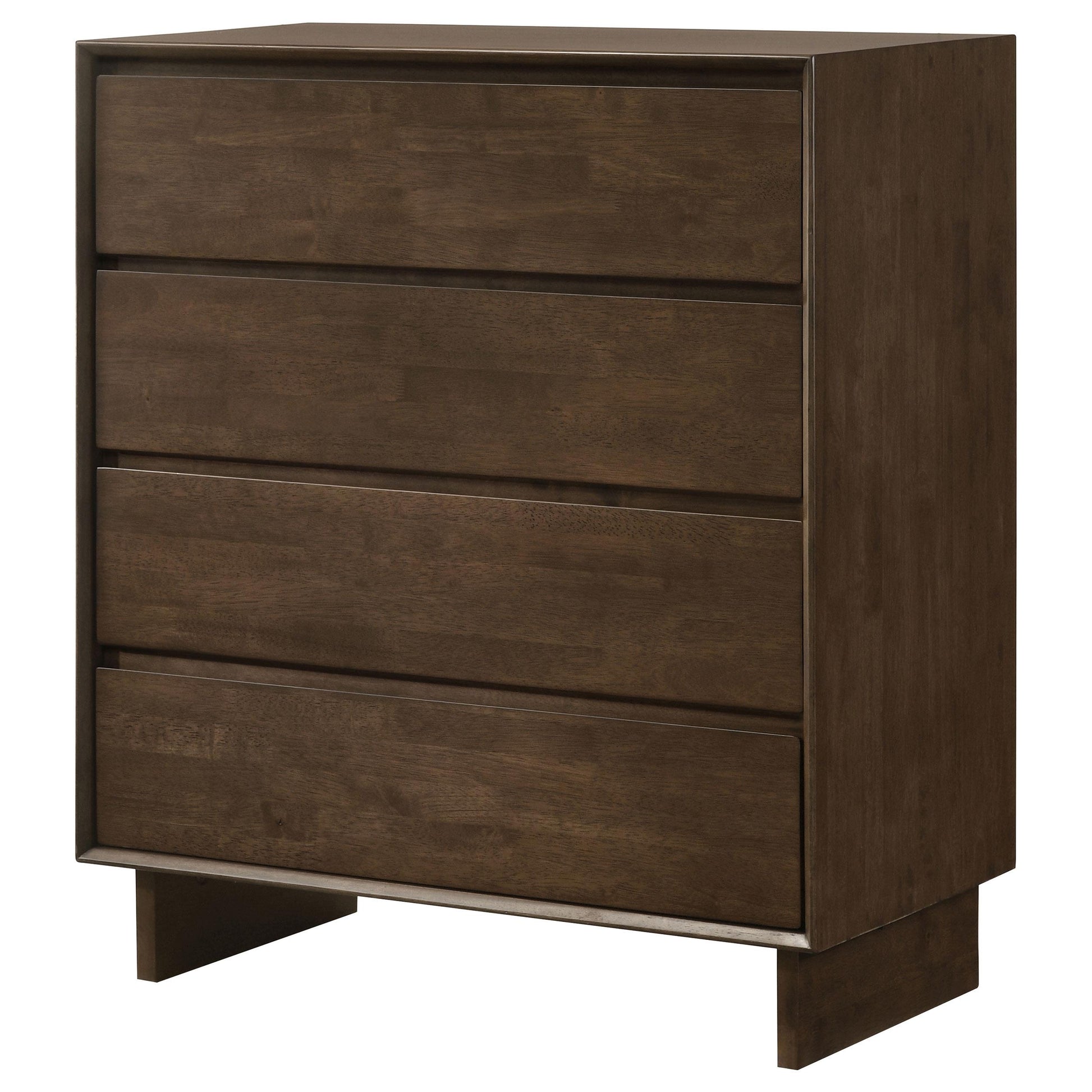  Coaster Furniture Glenwood 225015 4-Drawer Chest of Drawers - Warm Brown IMAGE 3