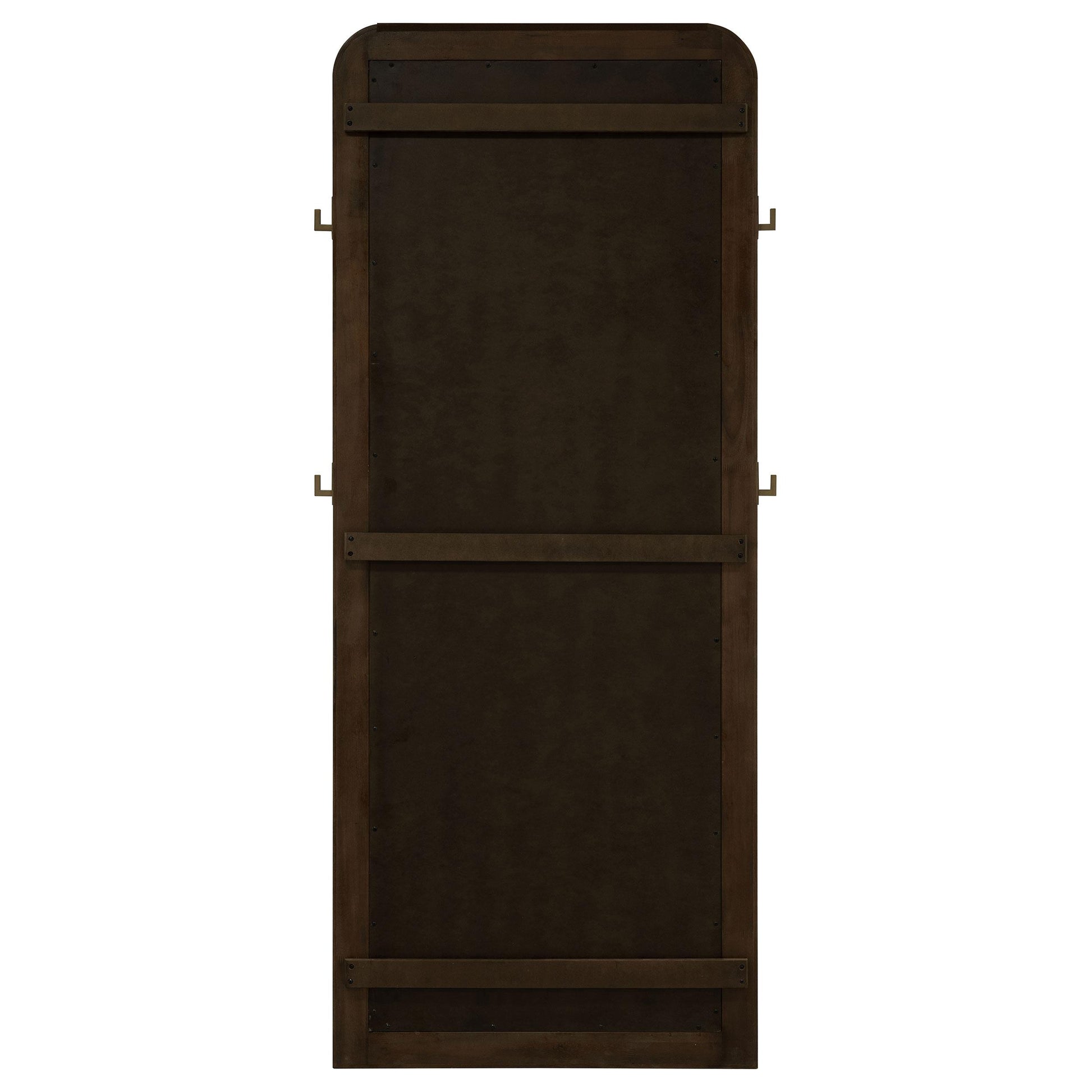  Coaster Furniture Arini 224309 Cane Weave Full Length Standing Floor Mirror - Sand Wash IMAGE 6