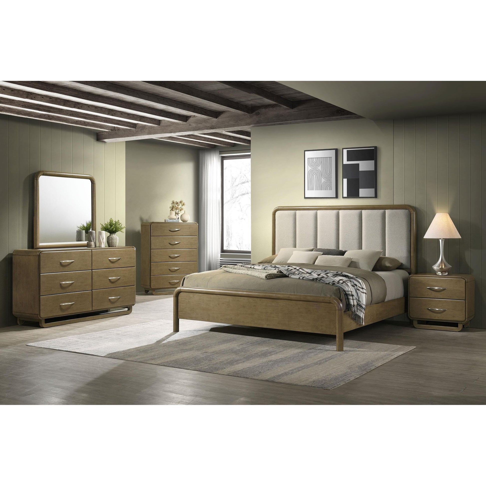  Size_Queen  -- Amsbury Upholstered Bed IMAGE 5