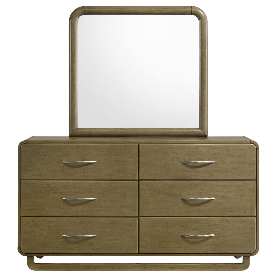  Coaster Furniture Amsbury 224273M 6-Drawer Dresser and Mirror - Nutmeg IMAGE 1