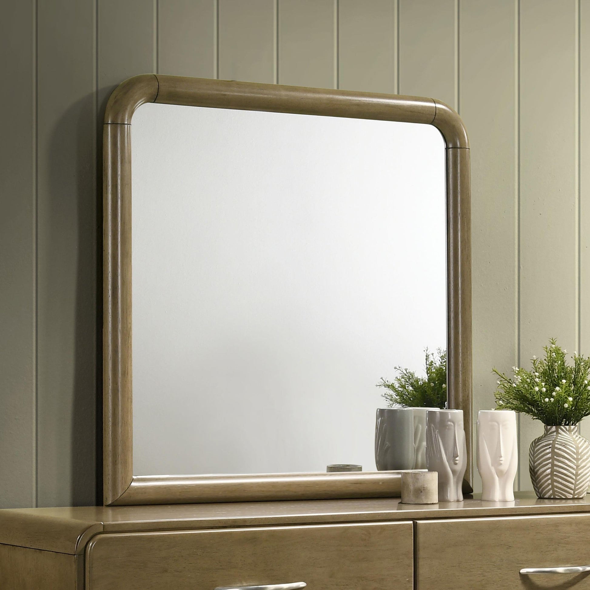  Coaster Furniture Amsbury 224274 Dresser Mirror - Nutmeg IMAGE 3