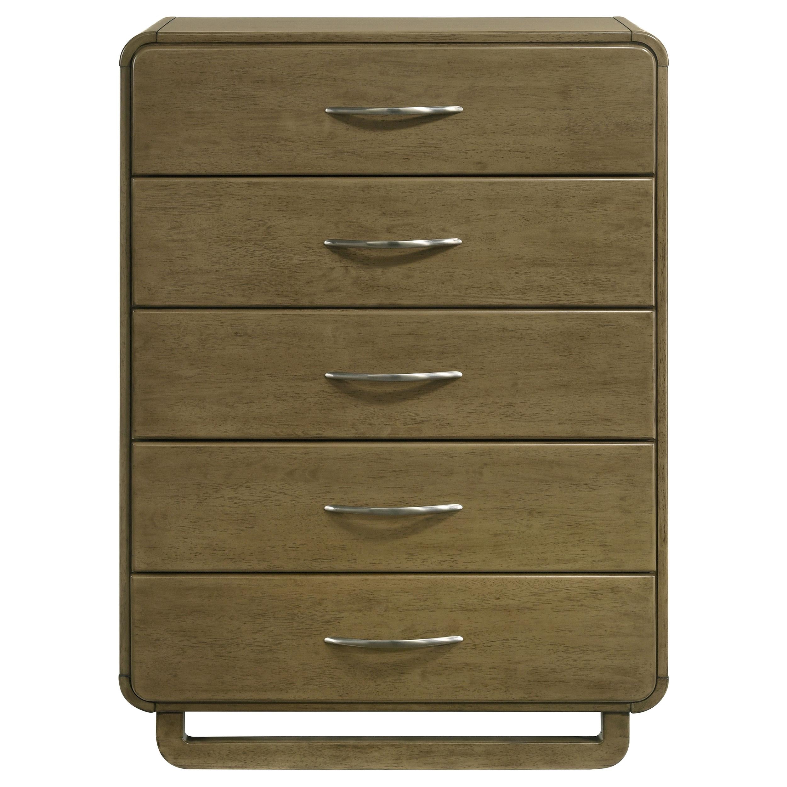  Coaster Furniture Amsbury 224275 5-Drawer Chest of Drawers - Nutmeg IMAGE 2