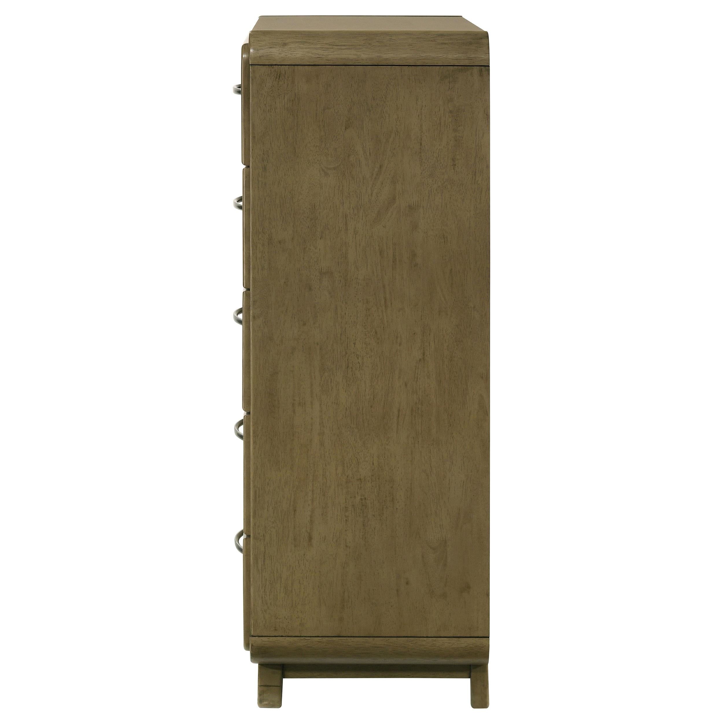  Coaster Furniture Amsbury 224275 5-Drawer Chest of Drawers - Nutmeg IMAGE 4