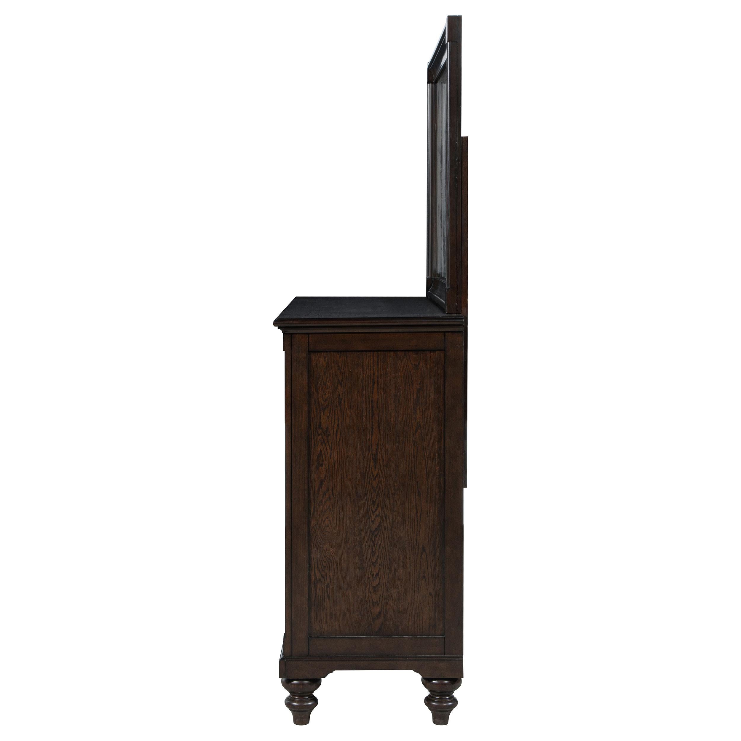  Coaster Furniture Andover 223633M 8-Drawer Dresser and Mirror - Dark Oak IMAGE 4