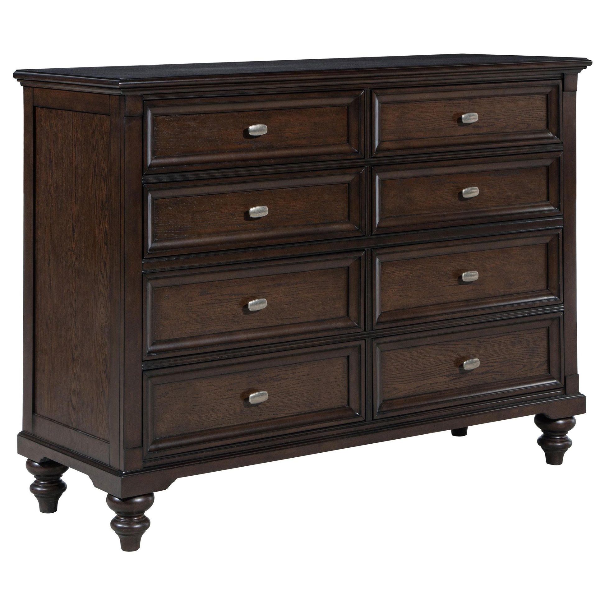  Coaster Furniture Andover 223633 8-Drawer Dresser Cabinet - Dark Oak IMAGE 1
