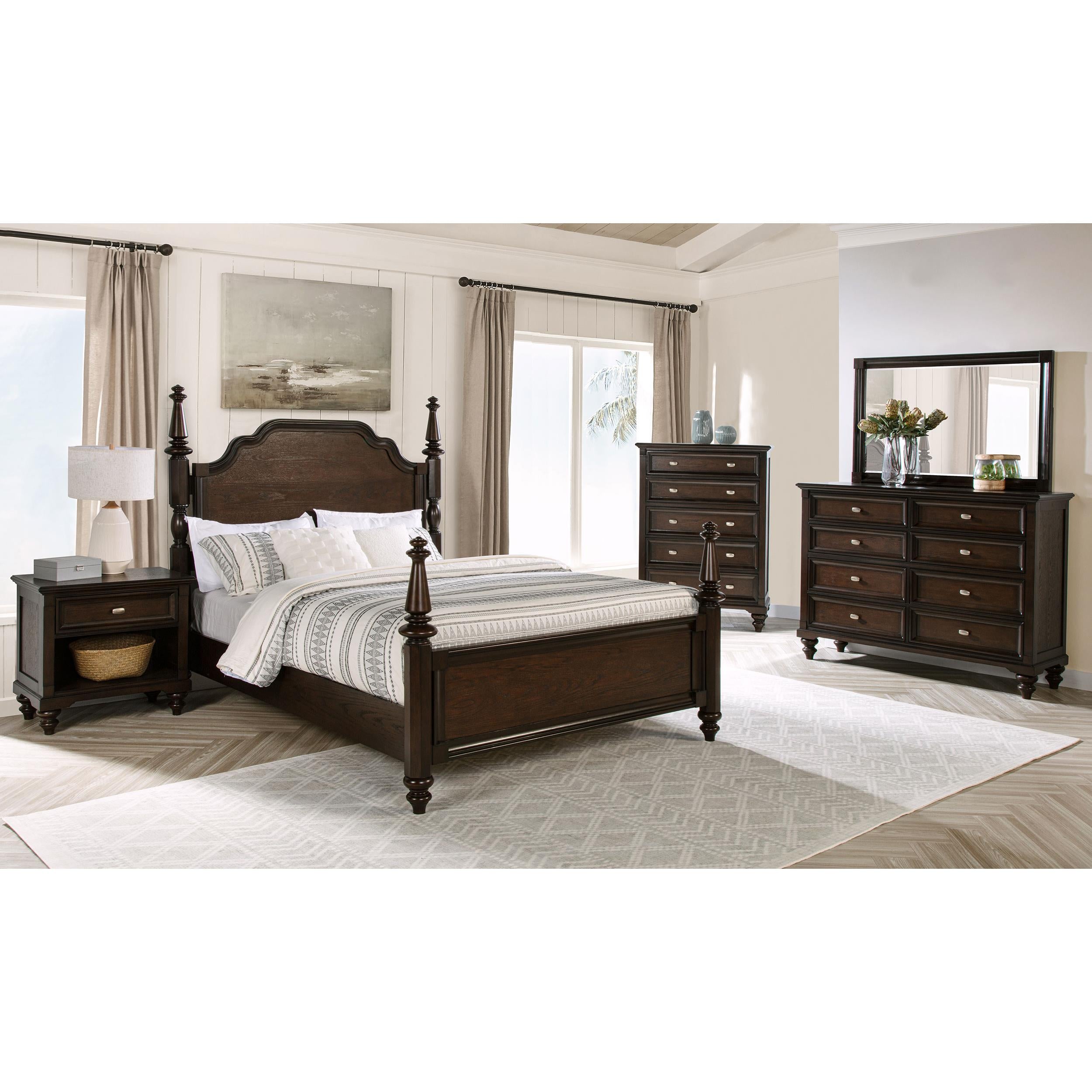  Coaster Furniture Andover 223633 8-Drawer Dresser Cabinet - Dark Oak IMAGE 10