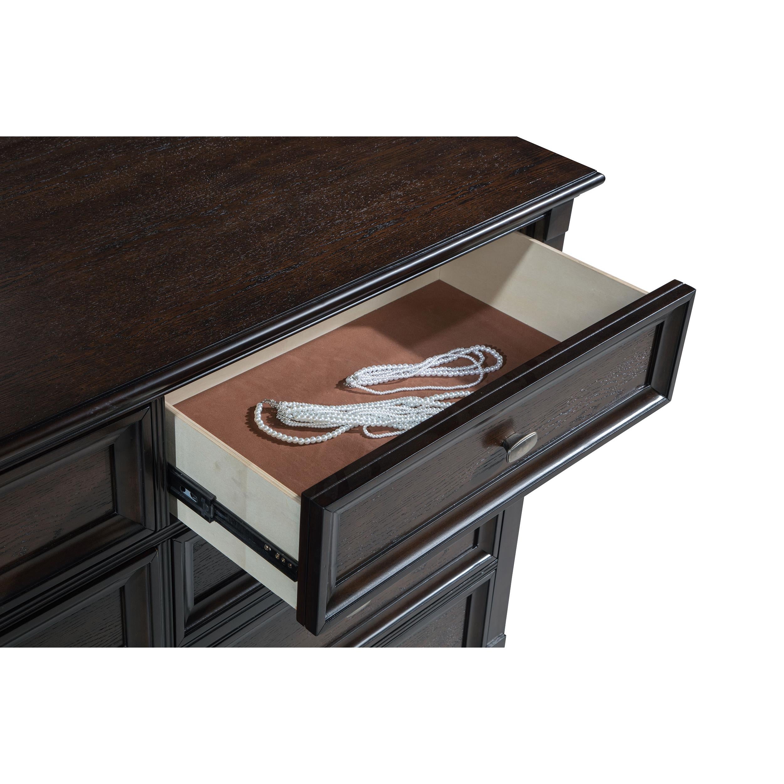  Coaster Furniture Andover 223633 8-Drawer Dresser Cabinet - Dark Oak IMAGE 11