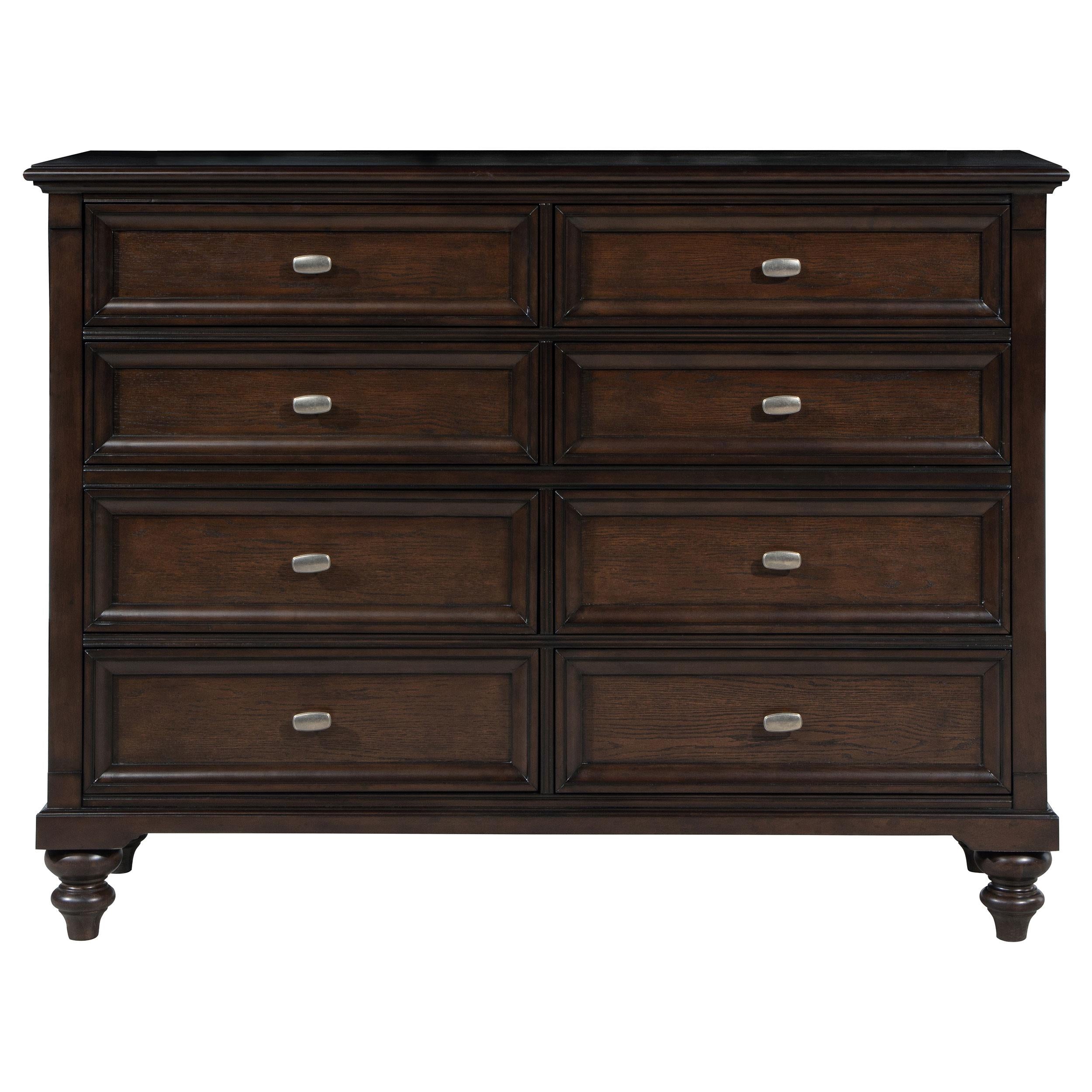  Coaster Furniture Andover 223633 8-Drawer Dresser Cabinet - Dark Oak IMAGE 2