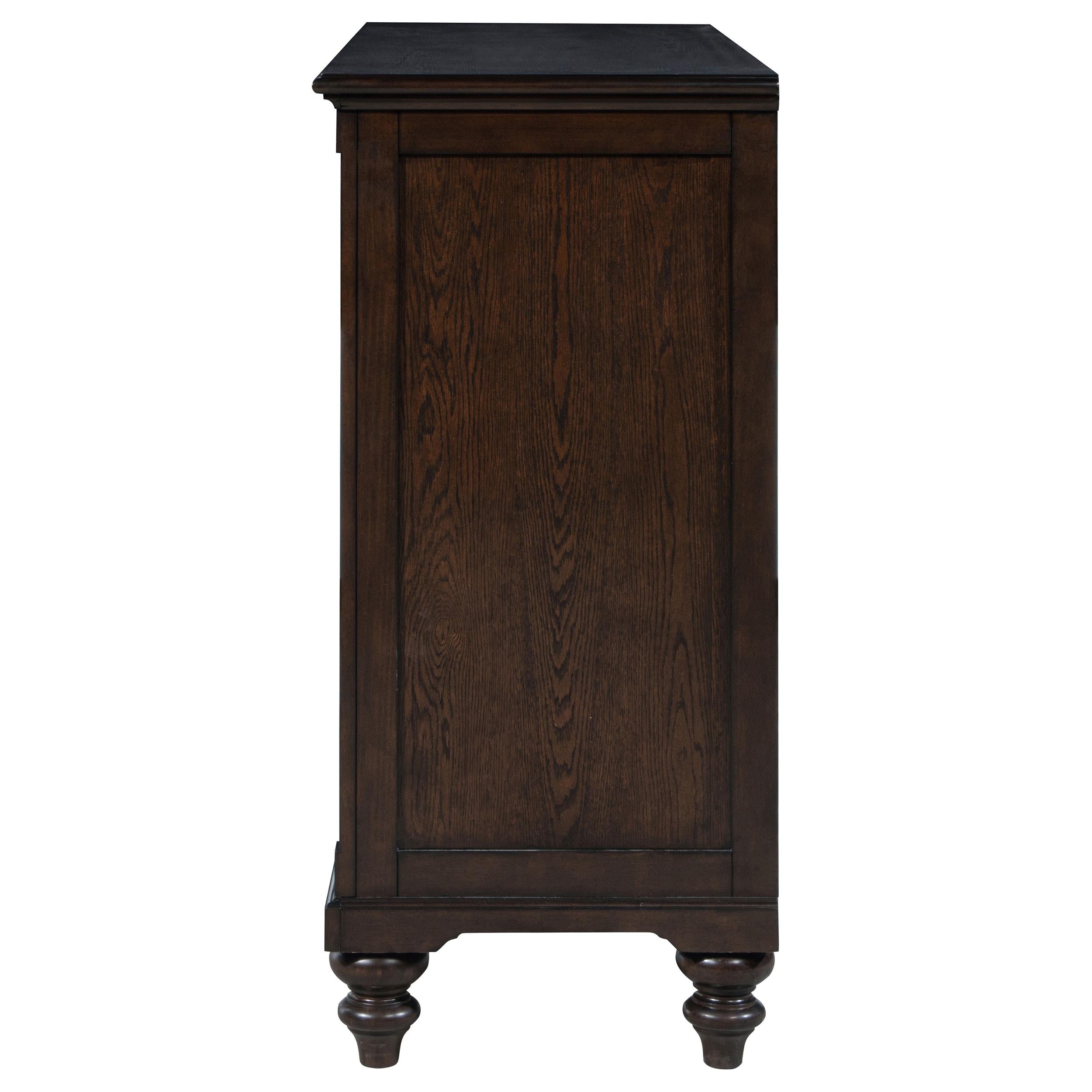  Coaster Furniture Andover 223633 8-Drawer Dresser Cabinet - Dark Oak IMAGE 4