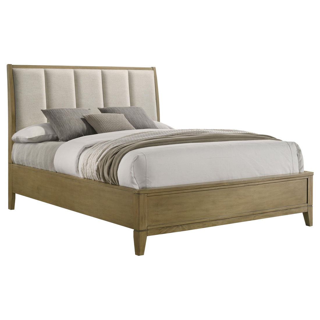  Size_Queen -- Coaster Furniture Granada Upholstered Panel Bed IMAGE 1
