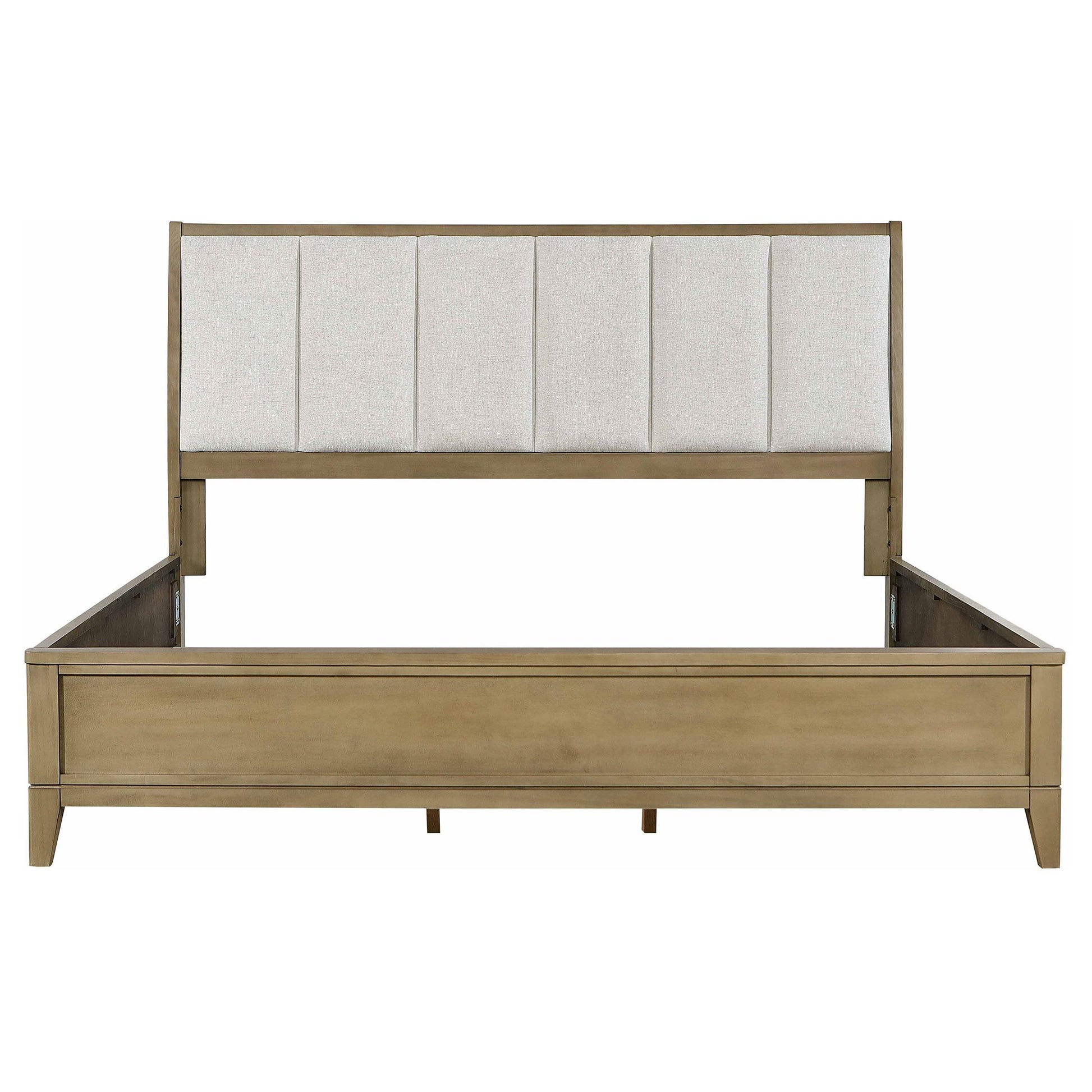  Size_King  -- Granada 224921KE Upholstered Eastern King Panel Bed - Natural Pine IMAGE 3