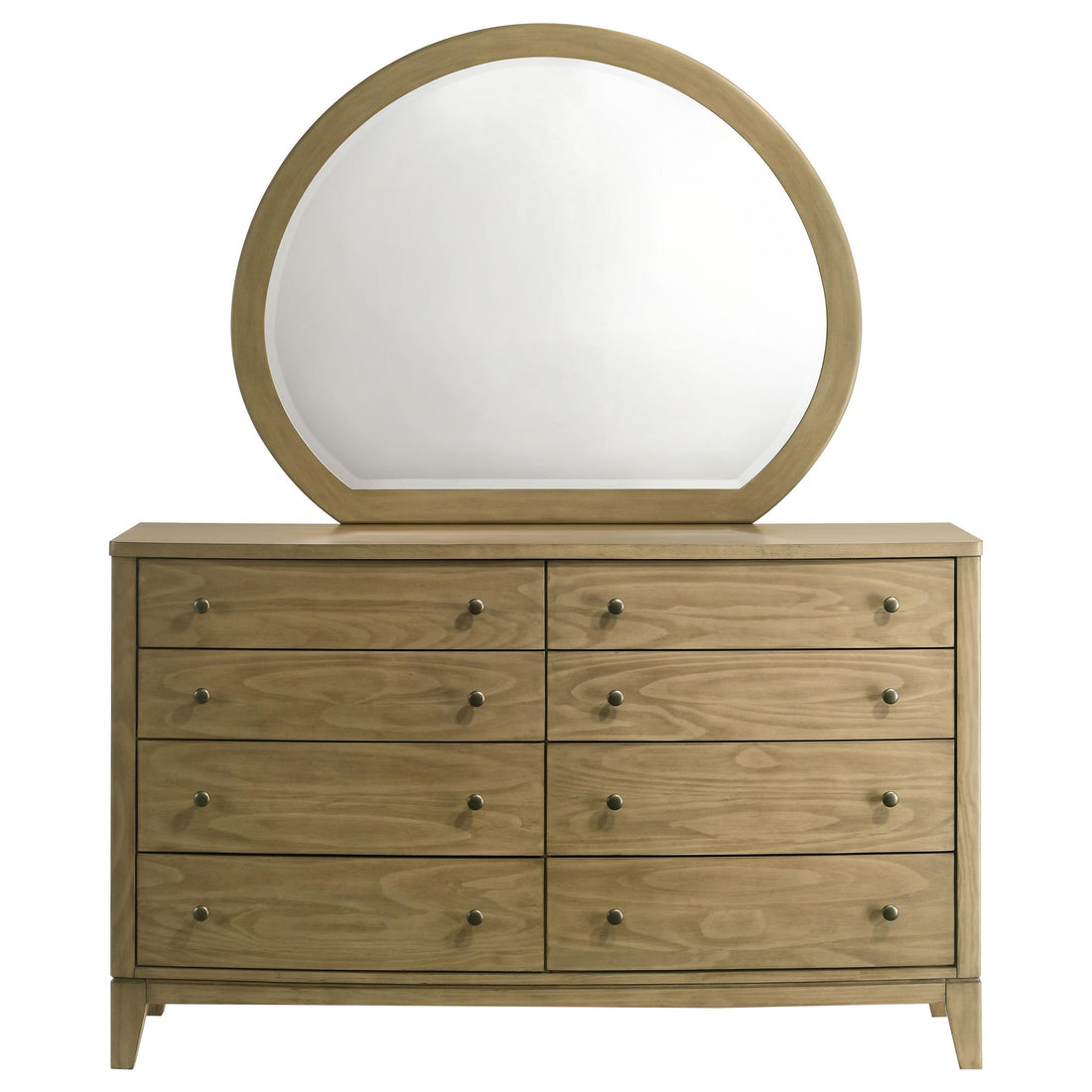 Coaster Furniture Granada 224923M 8-Drawer Dresser and Mirror - Natural Pine IMAGE 1