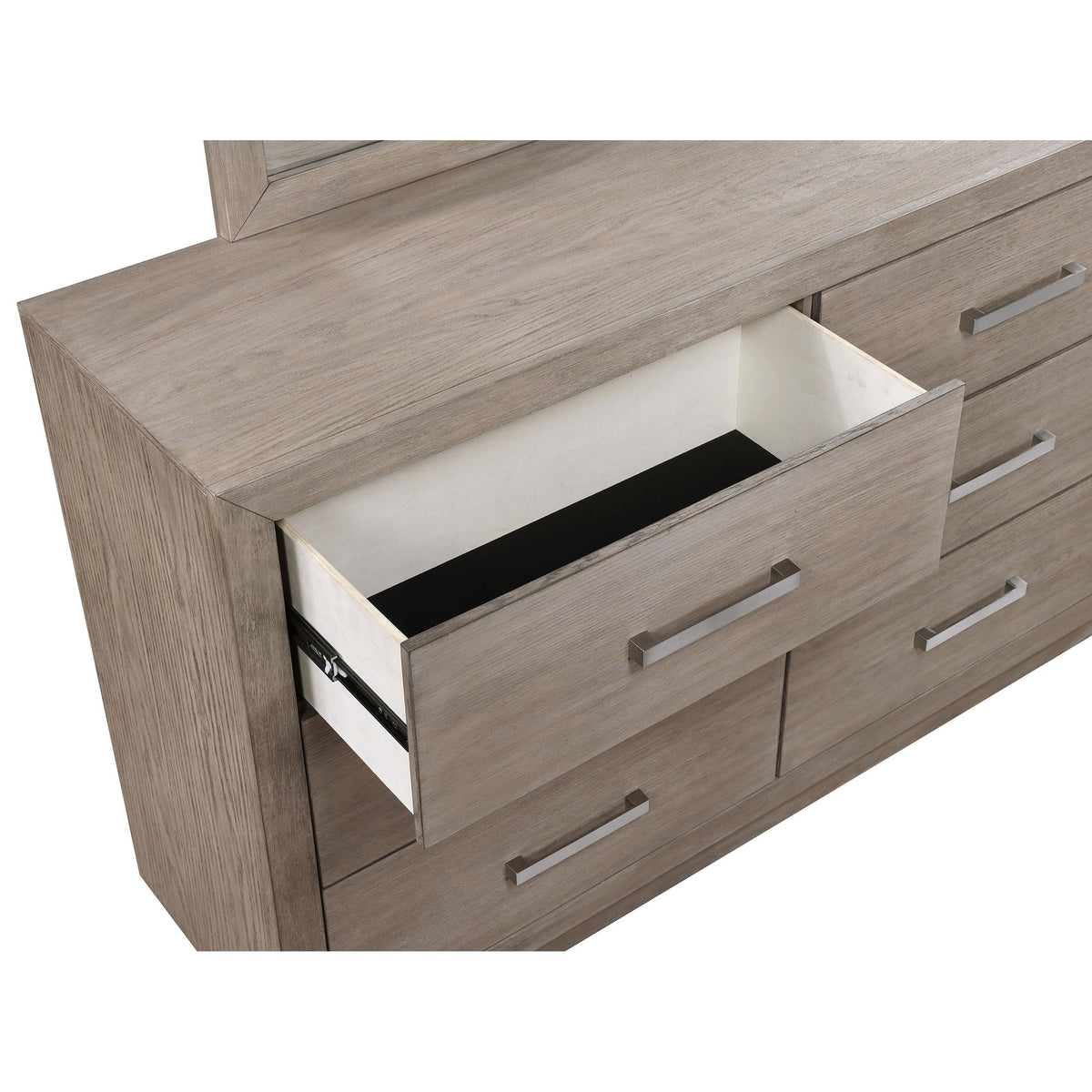 Coaster Furniture Kenora 224853M 6-Drawer Dresser and Mirror - Barley Brown IMAGE 11
