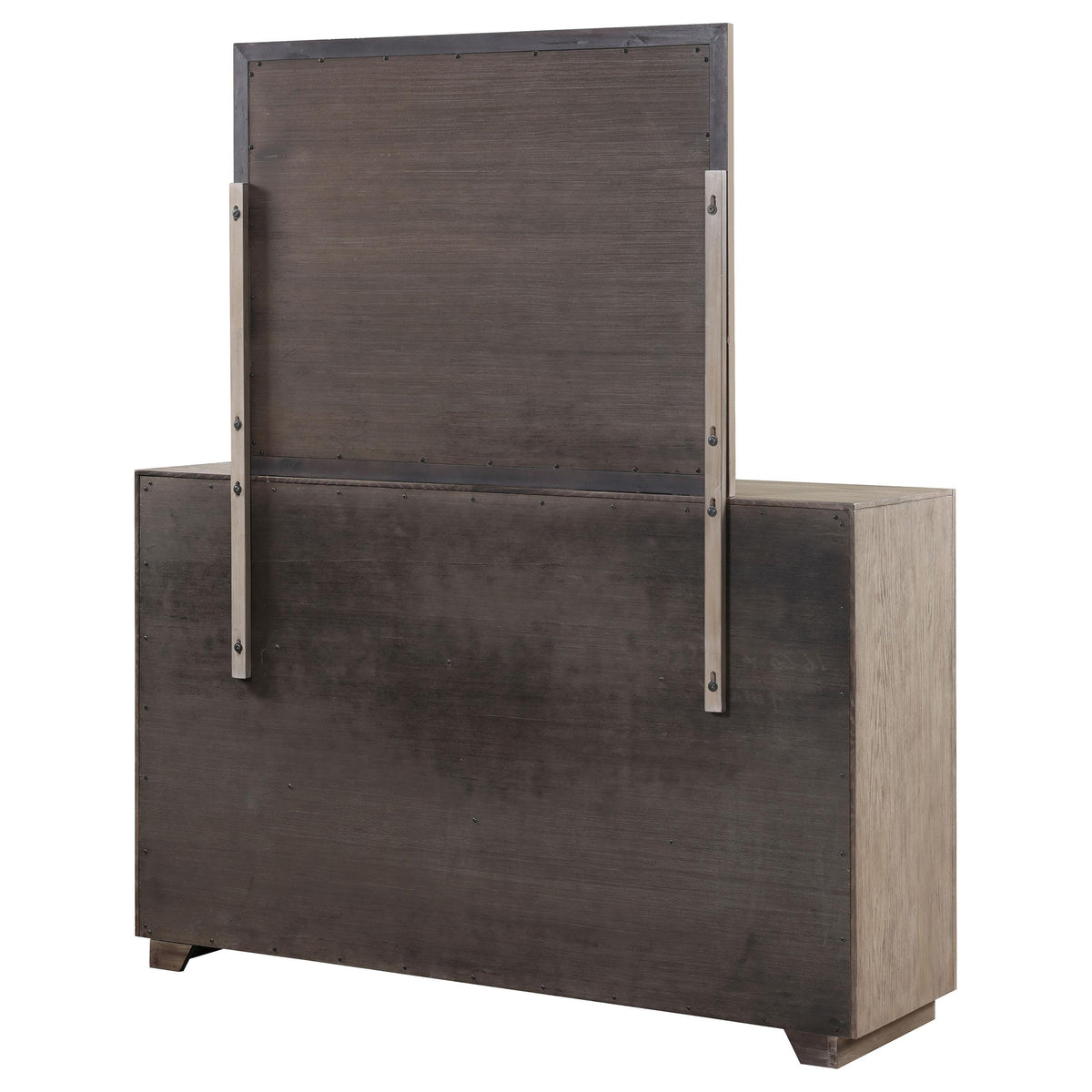  Coaster Furniture Kenora 224853M 6-Drawer Dresser and Mirror - Barley Brown IMAGE 7
