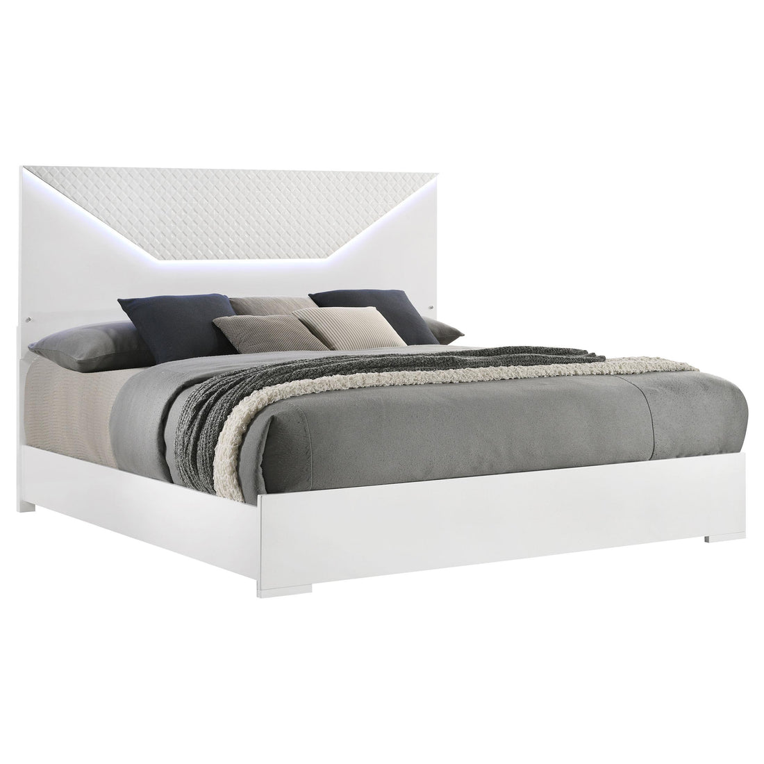  Size_Queen  -- Coaster Furniture Ives Panel Bed IMAGE 1