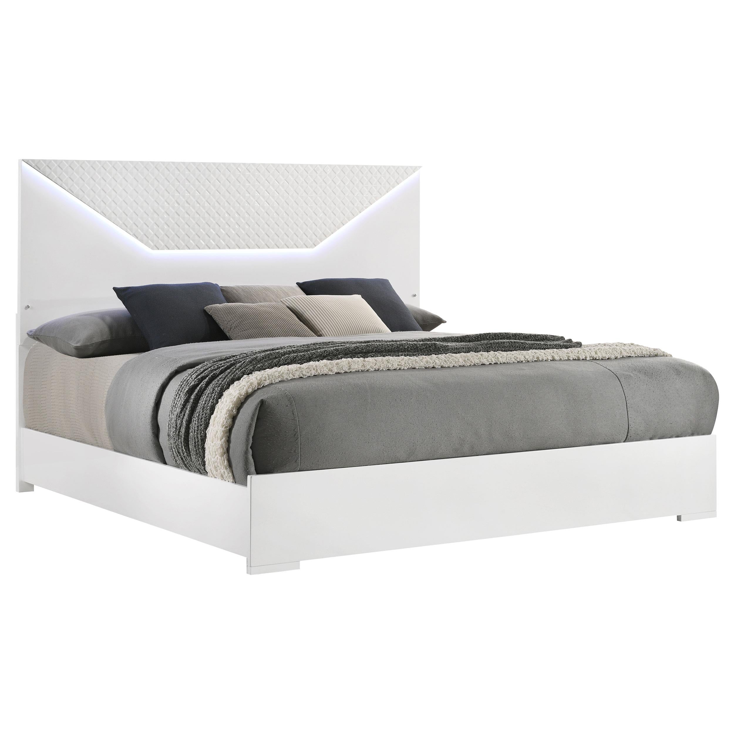  Size_Queen  -- Coaster Furniture Ives Panel Bed IMAGE 2