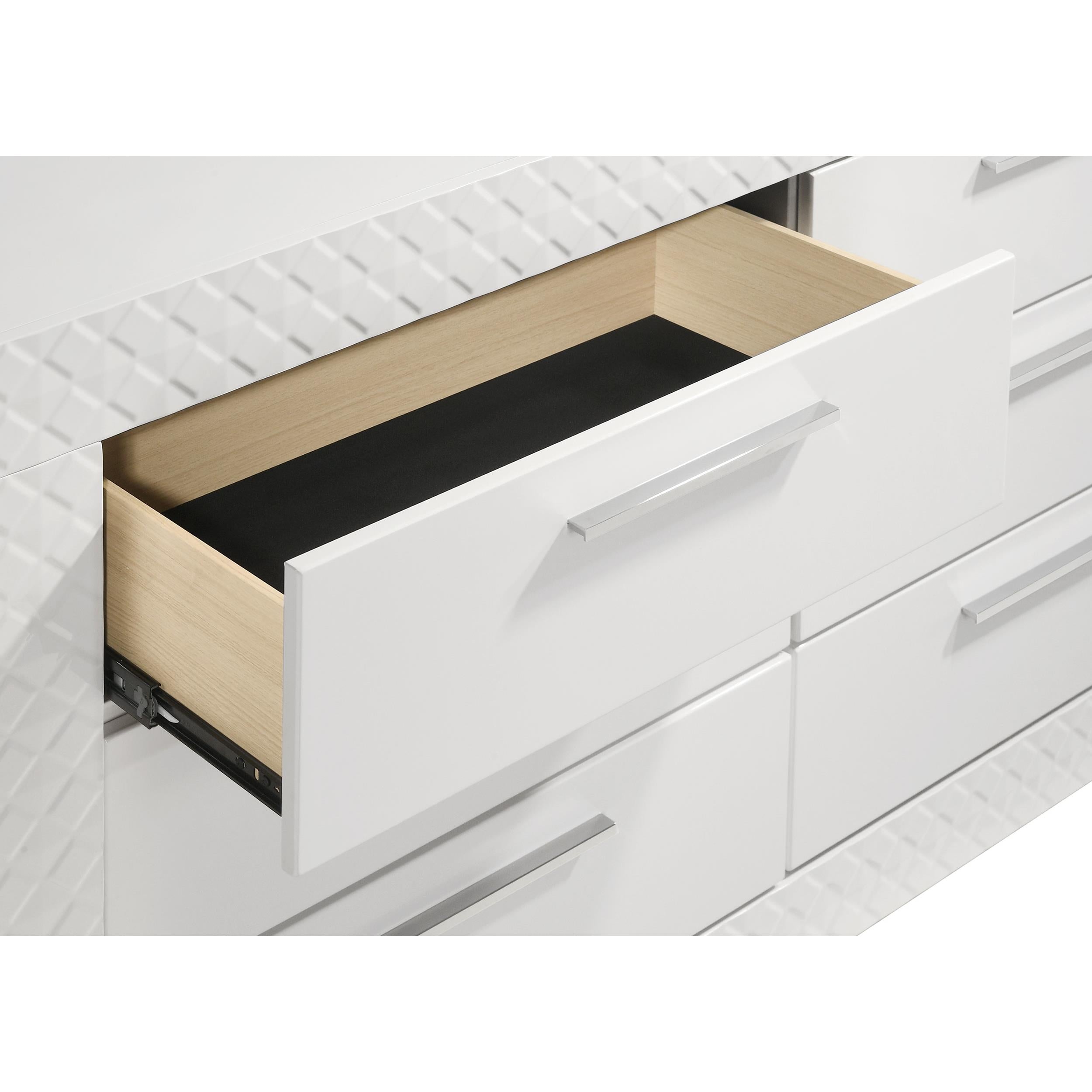  Coaster Furniture Ives 224943 6-Drawer Dresser Cabinet - White High Gloss IMAGE 11