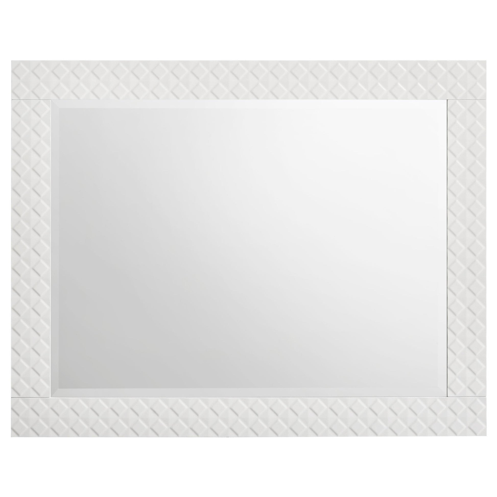  Coaster Furniture Ives 224944 Dresser Mirror - White High Gloss IMAGE 2