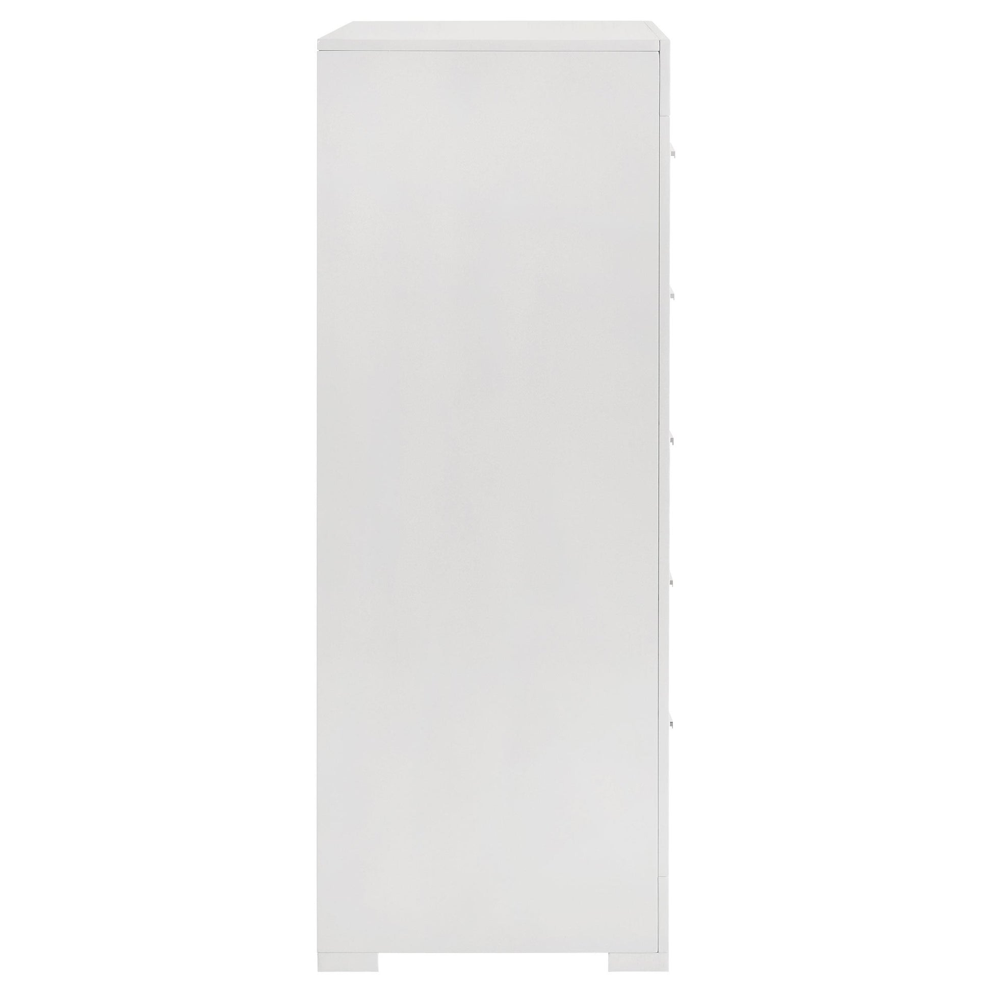  Coaster Furniture Ives 224945 5-Drawer Bedroom Chest of Drawers - White High Gloss IMAGE 8