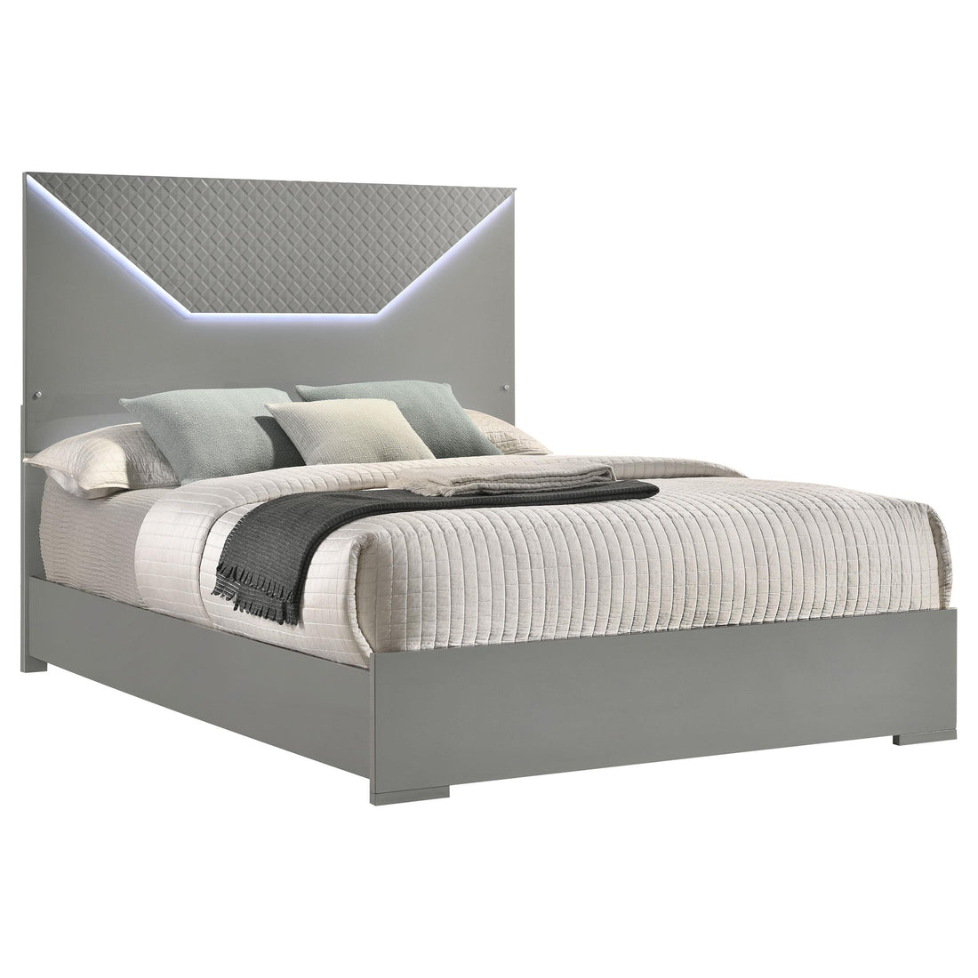  Size_Queen  -- Coaster Furniture Ives Panel Bed IMAGE 1