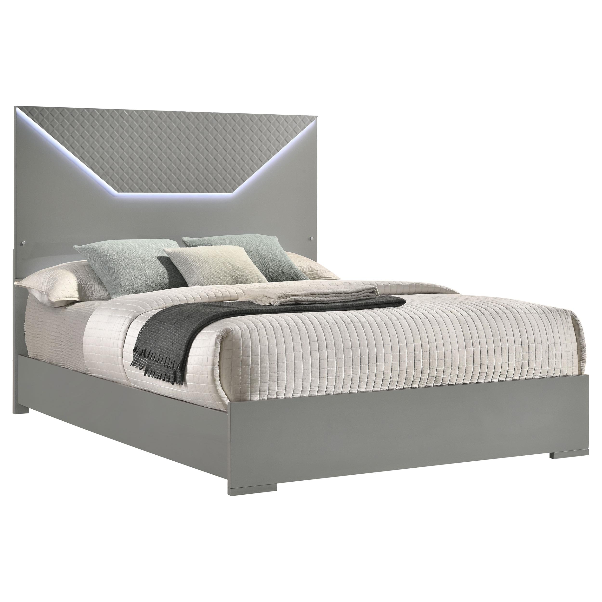  Size_Queen  -- Coaster Furniture Ives Panel Bed IMAGE 2