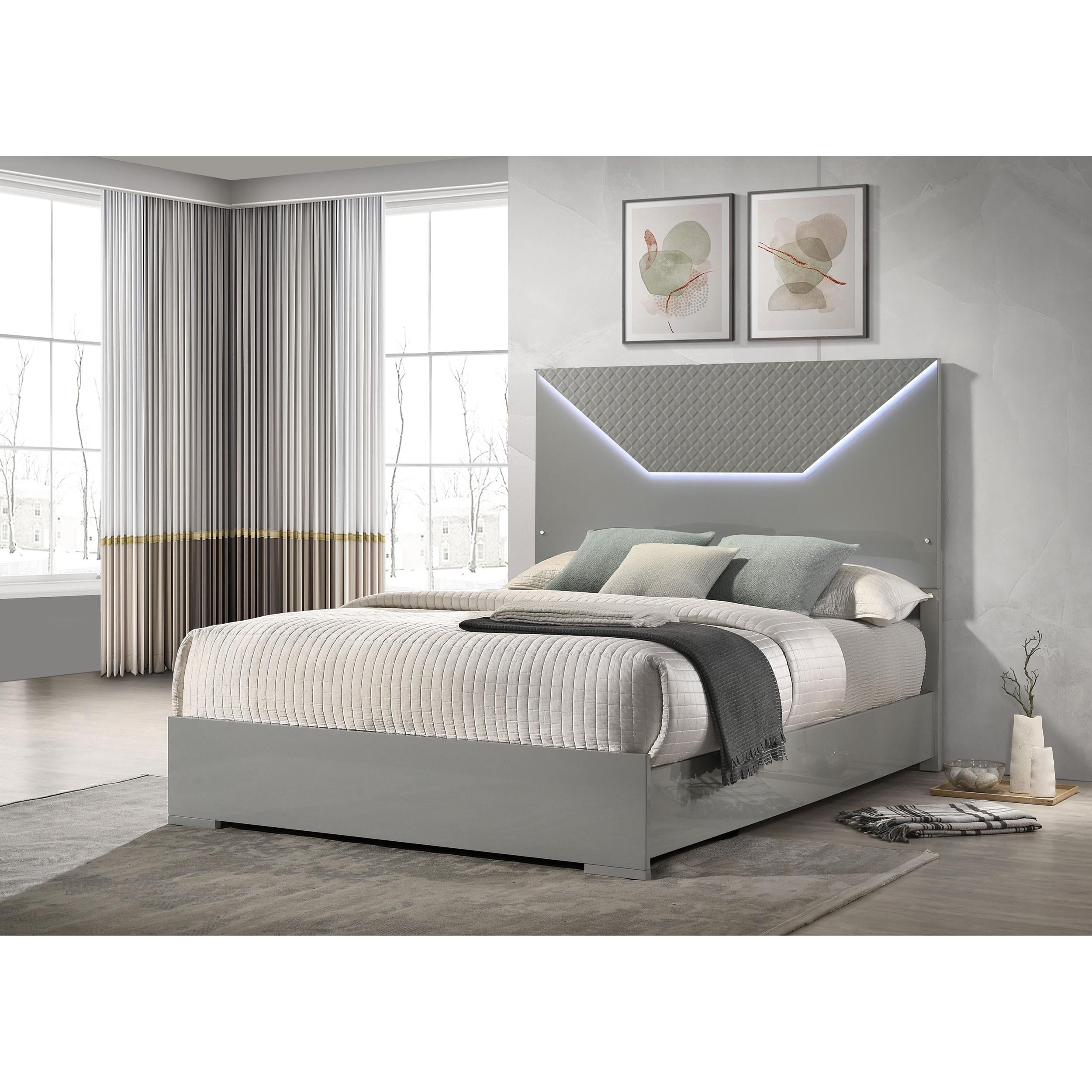  Size_Queen  -- Coaster Furniture Ives Panel Bed IMAGE 4