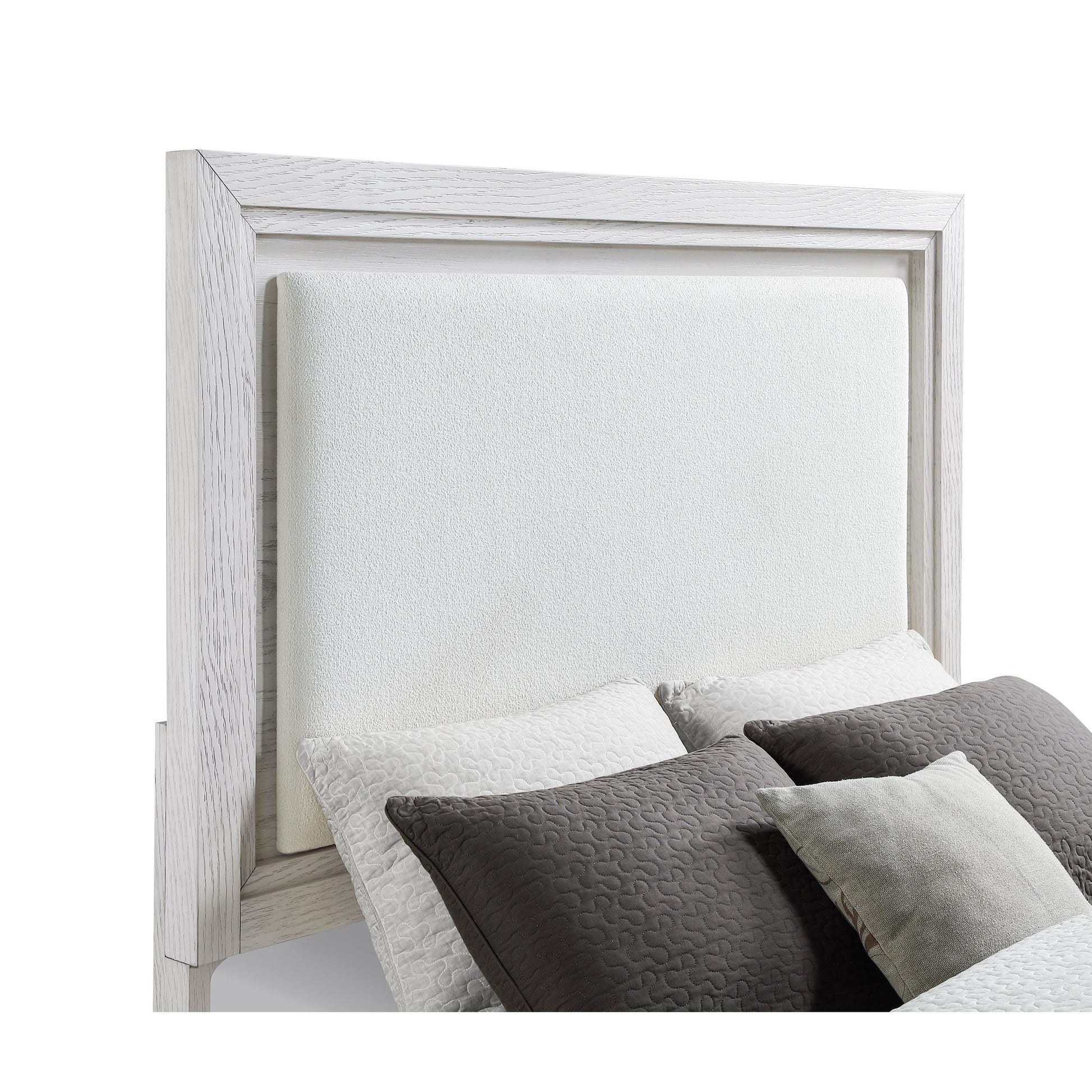  Size_Queen  -- Marielle Upholstered Panel Bed IMAGE 6